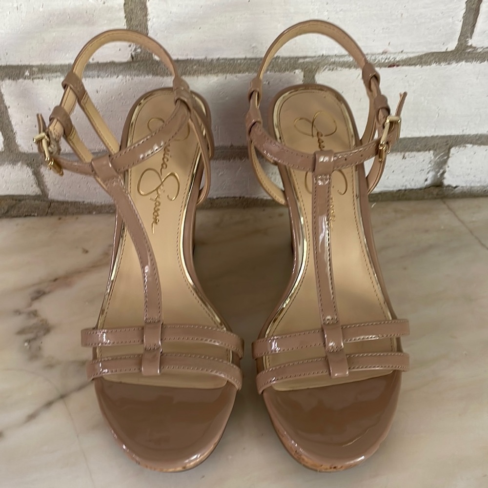 Size 6.5 woman’s Jessica Simpson wedge sandals